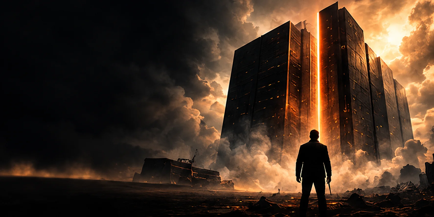 Conceptual cinematic architecture representing enterprise software